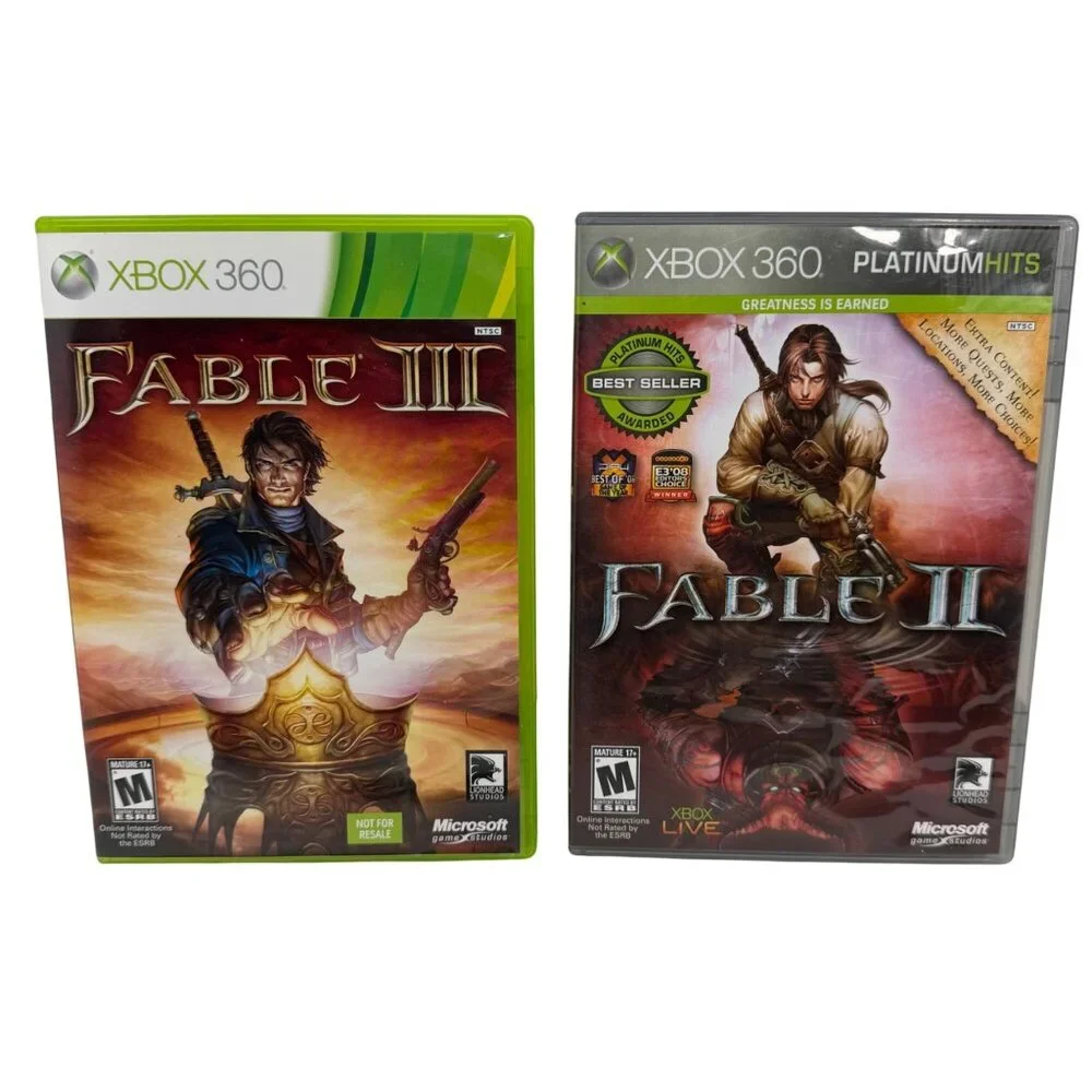 Xbox 360 - Fable 2 & 3 Bundle - CIB - Tested/Works - Picture 1 of 5